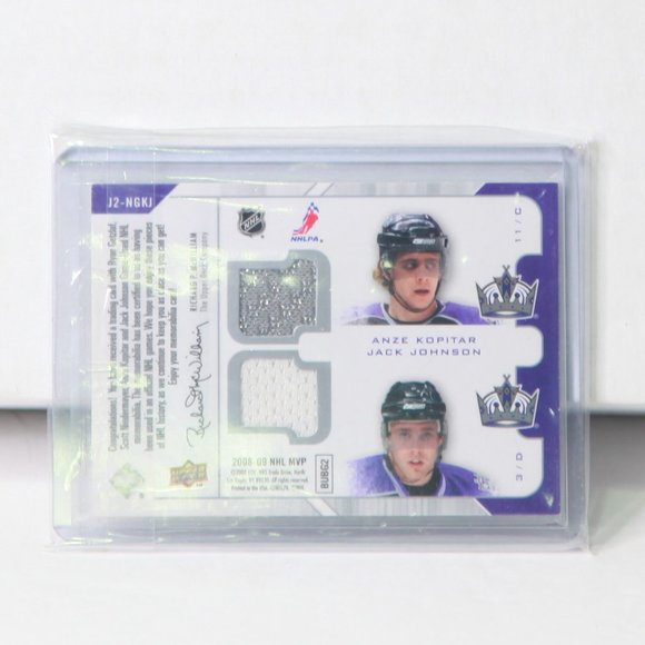 2 on 2 Jerseys MVP Jersey Cards Getzlaf, Niedermayer, Kopitar, Johnson - Picture 2 of 2